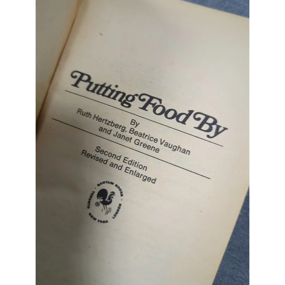 Putting Food By  - Rare Second‎ Edition Revised & Expanded 1975 Bantam Paperback